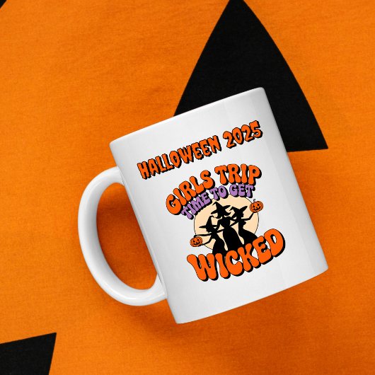 Mug Filles Voyage Retro Wicked Witch Halloween Party