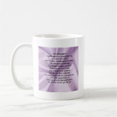 Mug Filleule en soie lilas (Gauche)