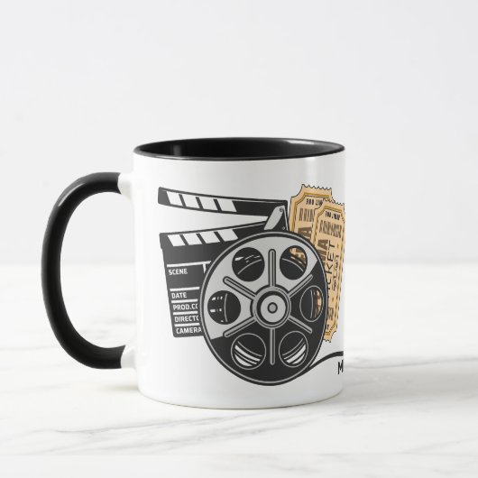 Mug Film de nom personnalisé (Gauche)