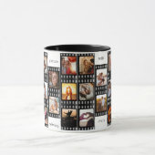 Mug Film Strip Photo Collage Custom 26-Photo Memory (Centre)