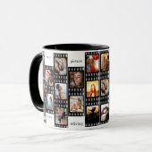 Mug Film Strip Photo Collage Custom 26-Photo Memory (Devant gauche)