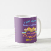Mug Films de Noël et Cupcakes (Devant droit)