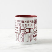 Mug Fils À LA POIGNÉE ! Typographie Red Maroon (Centre)