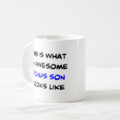 Mug fils bonus, génial (Devant gauche)