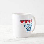 Mug Fils de cinq coeurs (Devant droit)