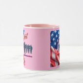 Mug Fils de la fierté des patriotes rose (Centre)