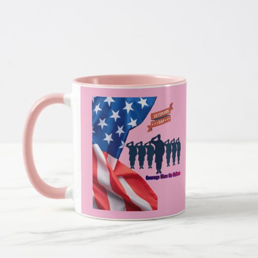 Mug Fils de la fierté des patriotes rose (Gauche)