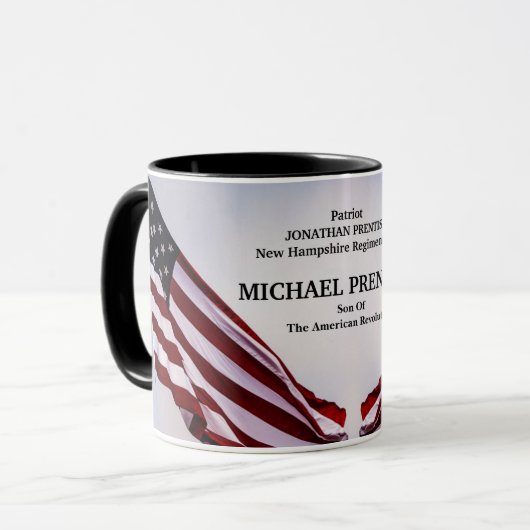 Mug Fils De La Révolution Américaine Patriotique (Devant gauche)