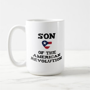 Mug Fils de la révolution américaine USA Star Eagle Da