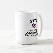 Mug Fils de la Révolution américaine USA Star Eagle Pa (Devant droit)