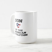Mug Fils de la Révolution américaine USA Star Eagle Pa (Devant gauche)