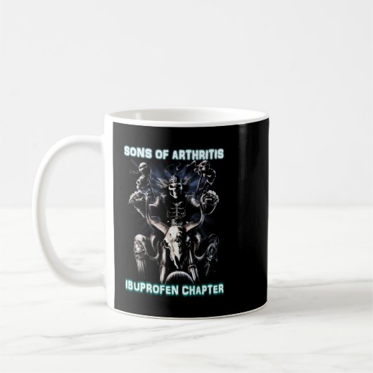Mug Fils de l'arthrite Hommes Ibuprofène Chapitre Cour (Gauche)