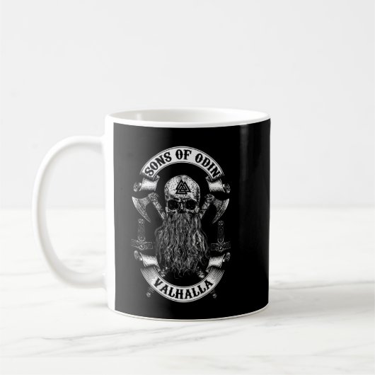 Mug Fils d'Odin - Vikings Nordiques Odin Thor (Gauche)