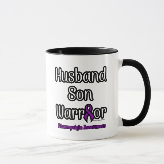 Mug Fils du mari guerrier...Fibro (Droite)