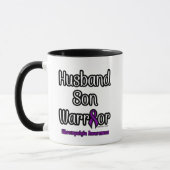 Mug Fils du mari guerrier...Fibro (Gauche)