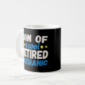 Mug Fils d'un Cool mécanicien à la retraite (Devant gauche)