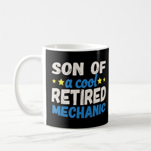 Mug Fils d'un Cool mécanicien à la retraite (Gauche)