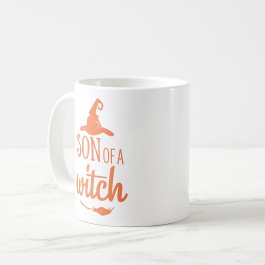 Mug Fils D'Une Sorcière Drôle Halloween (Devant gauche)