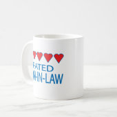 Mug Fils-En-Belle Cinq Coeurs (Devant gauche)