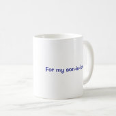 Mug Fils en céramique Cadeau-Mug (Devant droit)