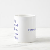 Mug Fils en céramique Cadeau-Mug (Centre)