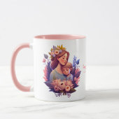 Mug Fils et mère heureux Fête des mères (Gauche)