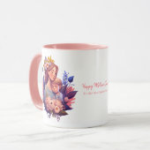 Mug Fils et mère heureux Fête des mères (Devant gauche)