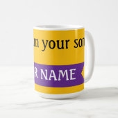 Mug Fils Fidèle – Conception Inspirante de Nom Personn (Devant droit)