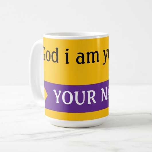 Mug Fils Fidèle – Conception Inspirante de Nom Personn (Devant gauche)