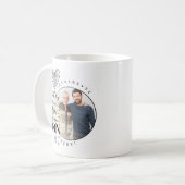 Mug Fils moderne , petit-fils Anniversaire Typographie (Devant gauche)
