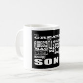 Mug Fils modernes frais d'amusement : Le plus grand (Devant gauche)