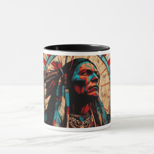Mug Fils natif - Conception 1 (Centre)