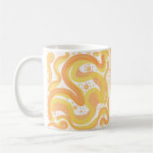 Mug Fils Orangés Et Jaunes Avec Points (Gauche)