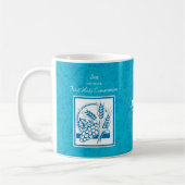 Mug Fils, Première Communion, Blé, Raisins Bleus (Gauche)