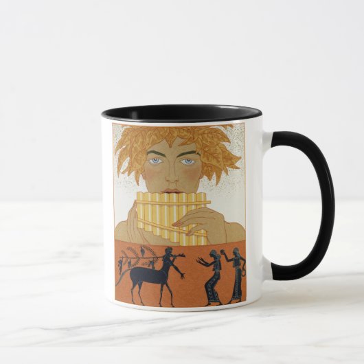 Mug Filtrez le joueur de pipeau, illustration de "Les (Droite)