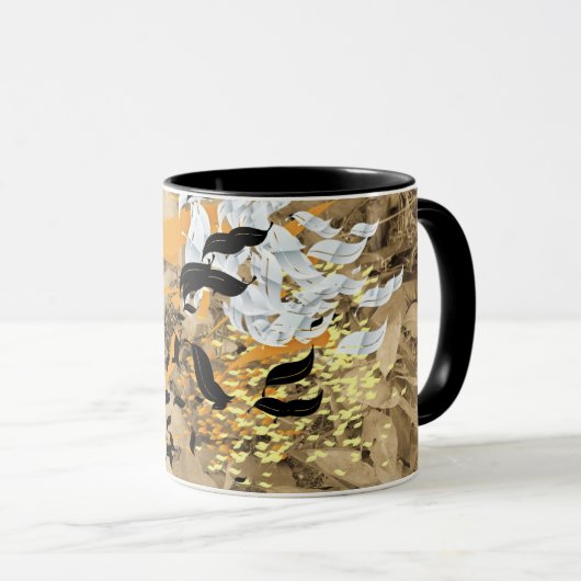 Mug fin automne (Devant droit)