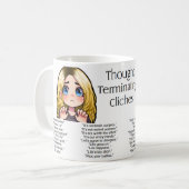Mug Fin de la pensée Cliquer (Devant gauche)