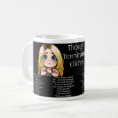 Mug Fin de la pensée Cliquer (Devant gauche)