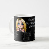 Mug Fin de la pensée Cliquer (Devant gauche)