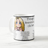 Mug Fin de la pensée Cliquer (Devant gauche)