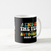 Mug Fin De L'Année Autographes Personnalisés (Devant droit)