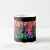 Mug Fin De L'Art Abstrait Arc-En-Ciel (Centre)