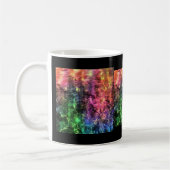 Mug Fin De L'Art Abstrait Arc-En-Ciel (Gauche)