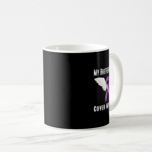 Mug Fin de l'overdose Les ailes de mon frère couvrent  (Devant droit)