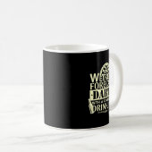Mug Fin de semaine de la bière fléchettes de prévision (Devant droit)