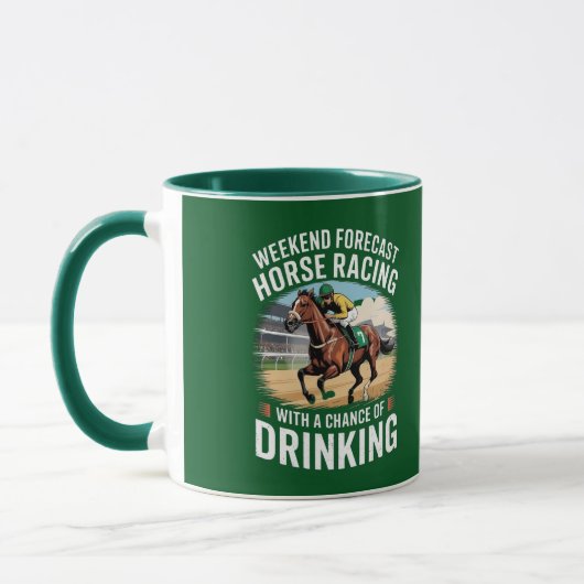 Mug Fin de semaine de prévisions Horse Racing (Gauche)
