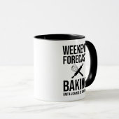 Mug Fin De Semaine Prévision Cuisson Avec Une Chance D (Devant droit)