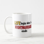 Mug Fin du mariage nocturne (Gauche)