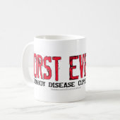 Mug Fin d'une erreur : Le plus mauvais jamais ! (Devant gauche)