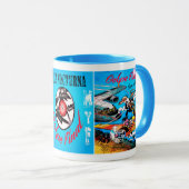 Mug Finale dorée MyF Warthunder du café Taza (Devant droit)